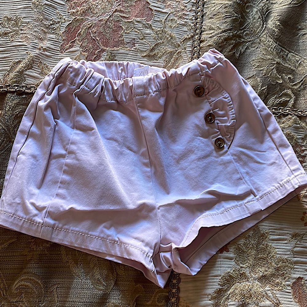 Zara light pink shorts